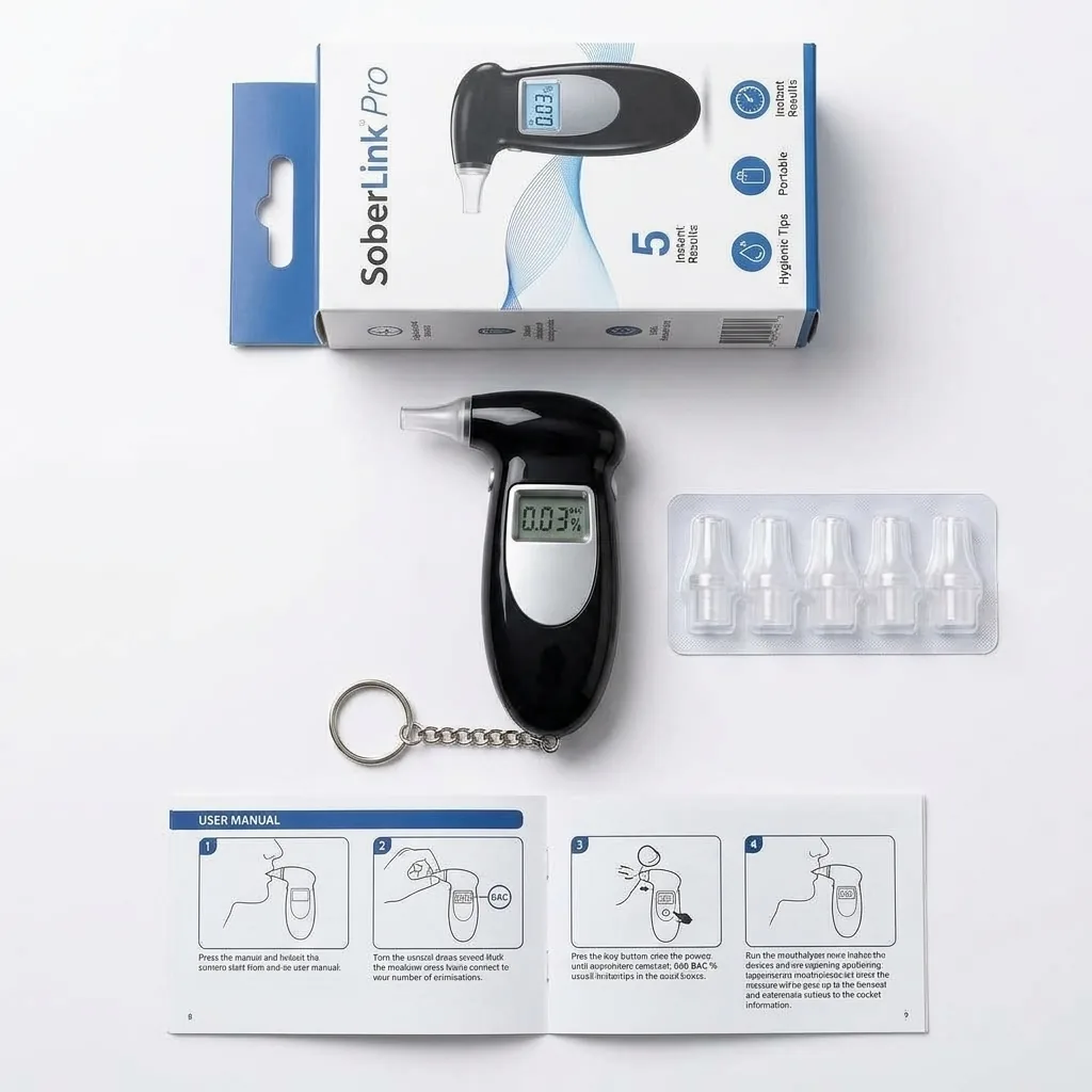 Complete SoberBreath retail kit unboxing manifest